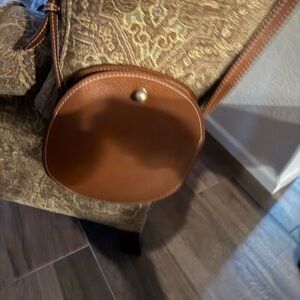 Lindquist Eggi purse brown in color